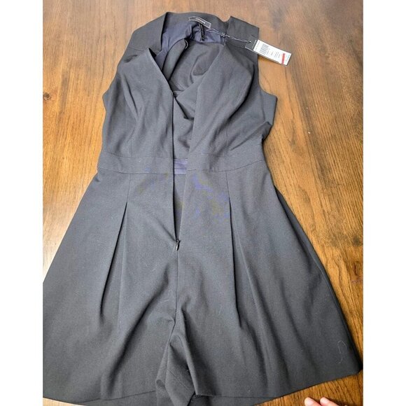 BCBGMAXAZRIA - Sleeveless Romper OPEN BACK- Black - XXS - NWT - Picture 10 of 16